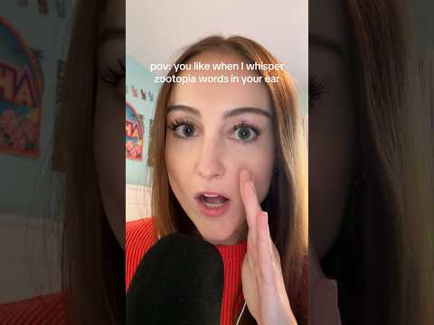 asmr whispering zootopia words #asmr #asmrwhisper #whisperasmr