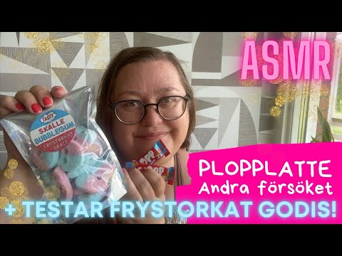 ASMR på svenska: Plopp-latte + testar frystorkat godis