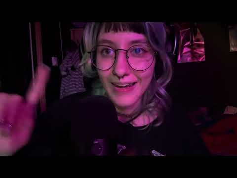 ASMR words triggers and mouth sounds with my mic (test) 
