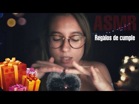 🎂 ASMR || Os enseño los regalos de mi cumple SUSURRANDO || Pau ASMR 🎂