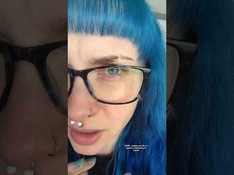 ASMR judging you for no reason 🍎full on✅⏰ #asmr #shorts