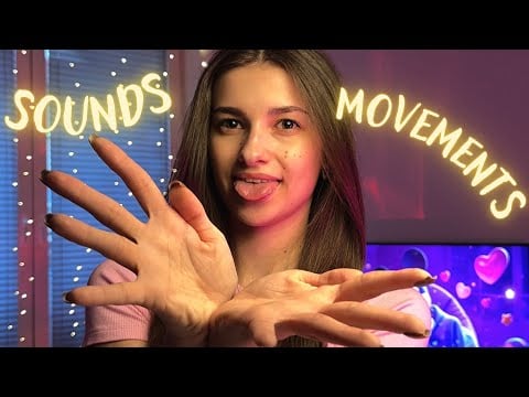 Asmr | Fast Cleaning Your Aura💤👄Hand Sounds&Movements🤞👅Mouth Sounds