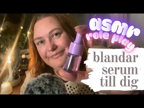 ASMR roleplay: Jag blandar ett serum till dig som har svårt att komma ner i varv 💜🌛