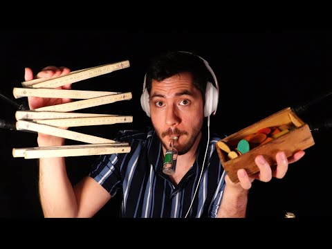 ASMR NOUVEAUX TRIGGERS (objets de vide grenier)