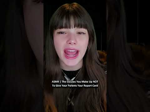 ASMR | The Excuses You Make Up NOT To Give Your Parents Your Report Card ─♡─ #asmr #comedyasmr