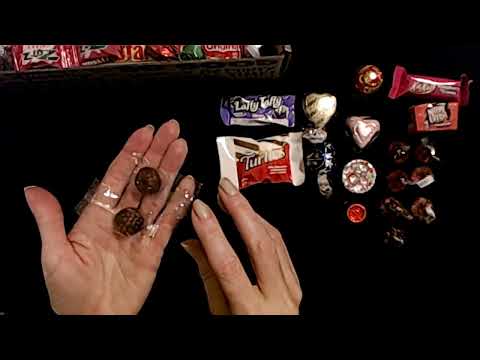 ASMR | Valentine's Candy Box Show & Tell Part 1 (Whisper)