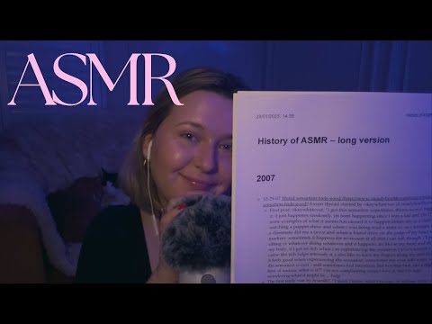 History of ASMR (pure whispering)💤👂✨