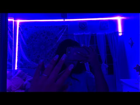 ASMR TAPPING AROUND MY ROOM W/ NAILS☯️🤍