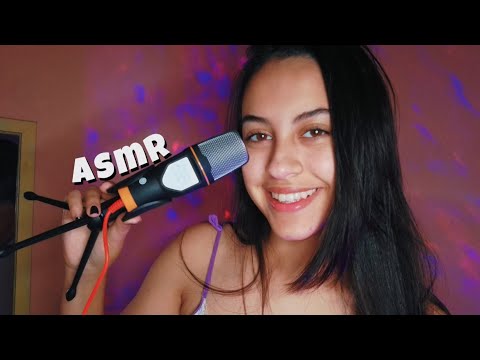 asmr testando o NOVO MICROFONE do canal 🎙️(mtg-020 tomato)