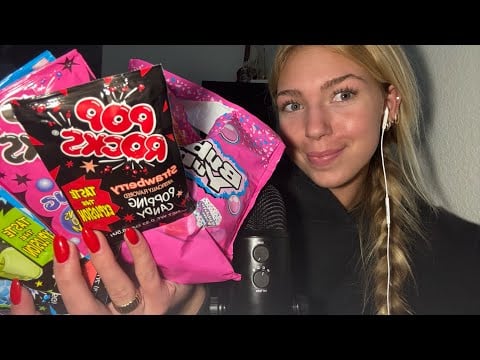 ASMR with pop rocks & bubble gum!! 