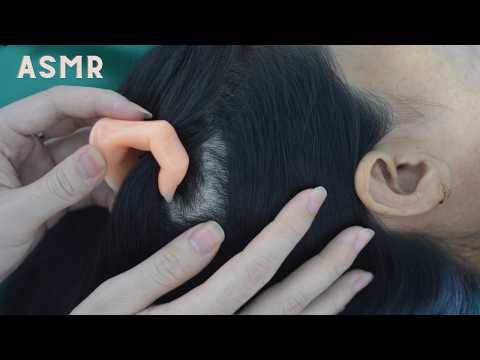 ASMR Real Person Head Scratching And Hair Parting, Relaxing For Reduce Stress, Anxiety