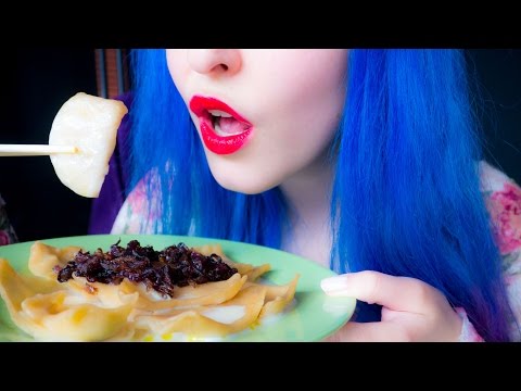 ASMR: German Dumplings & Caramelized Onions ~ Relaxing Eating Sounds [No Talking | Vegan] 😻