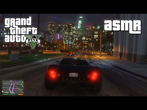 ASMR | Can I make GTA V relaxing? 😴🌆 | Binaural whispering