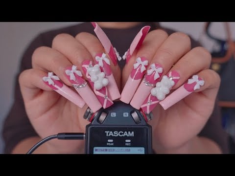[ASMR] XXL Nails Tapping & Scratching For Relaxation 💅 