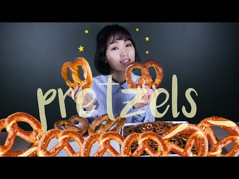 조용한 프레첼 먹방 Pretzels eating 3D binaural sounds