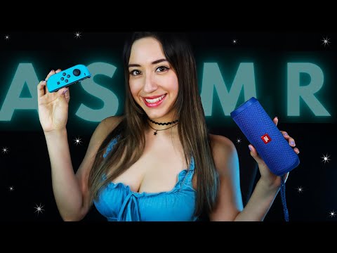 💙ASMR AZUL 💙 DUERME COMO BEBE con estos OBJETOS COSQUILLOSOS ✨ ASMR en ESPAÑOL