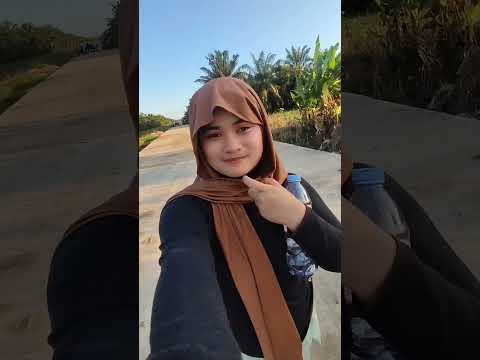vlog singkat olahraga jalan kaki di desa kuu #asmrvideo #asmr