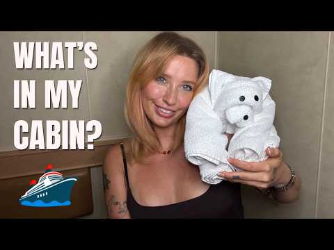 ASMR Cruise Ship Room Tour 🚢 Tapping & Whispering
