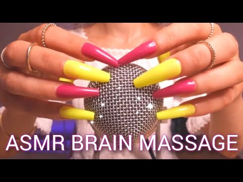 ASMR BRAIN Massage 🌟 Mic Scratching (+Blue Part of Yeti Mic) Bubble Wrap, Textured Scratching & more