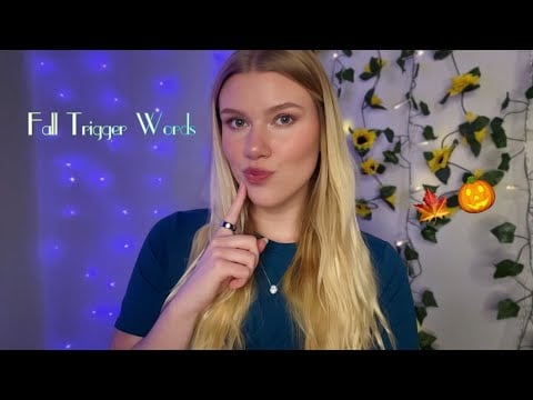 Inaudible ASMR 👄 Guess the Fall Trigger Words 🍂 *slight mouth sounds*