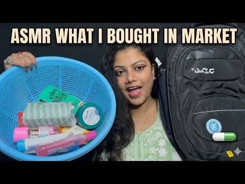 ASMR What I Bought in Market 🫶