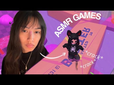Asmrtist tries ASMR Games on Roblox ☆ (how is this so good?!)