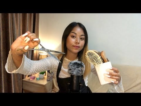 ASMR Welcome to my barber shop Haircut & shave for sleep✂️💈