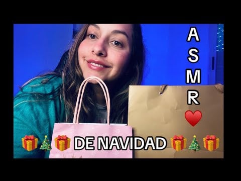 ASMR / 🎁🎄TE ENSEÑO MIS REGALOS DE NAVIDAD 🎄 🎁