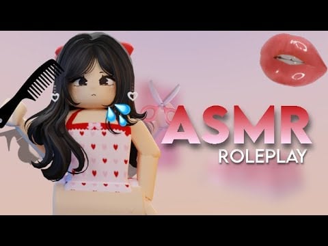 ROBLOX ASMR★ Making you a new haircut HAIR SALON ROLEPLAY 💕😴