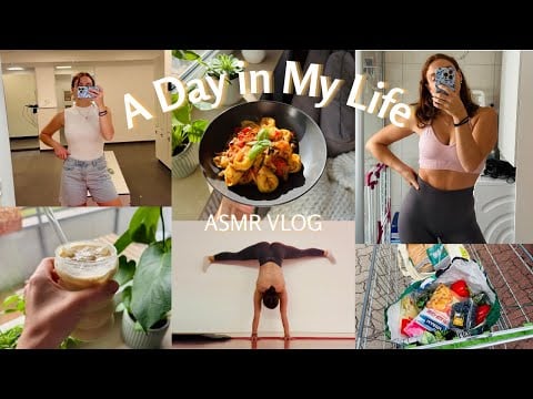 ASMR VLOG | A Day in My Life (Healthy Recipes, Workout, Coffee Recipe)