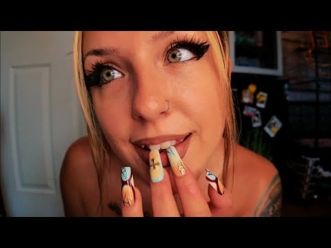 asmr- upclose hand movements/teeth tapping/jewelry sounds/whispering & more! 🩷