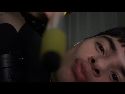 ASMR boy with no boundaries coloring on your face