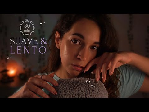 ASMR EXTREMADAMENTE SUAVE Y LENTO | Con lluvia real de fondo [30min]