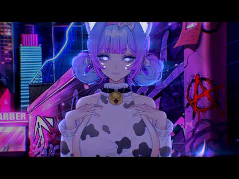 ASMR Cyber Cow Comforts You After a Long Day 🌙 Ear Massage