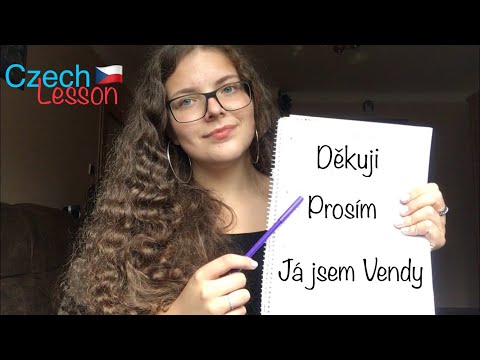 ASMR Czech Lesson No. 2 | Czech Greetings, Thank You, Please, I am...