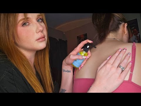 ASMR On Real Person (massage, backtracing, soft-spoken) feat ‎⁨@TinglyPotatoASMR⁩ ✨️
