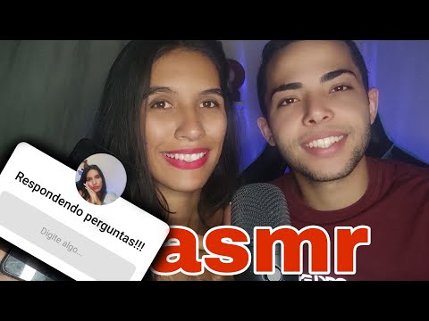 ASMR RESPONDENDO PERGUNTAS DE INSCRITOS #asmr