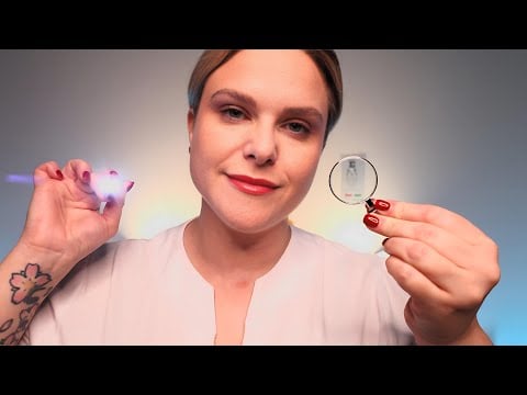 ASMR Eye Examination For Sleep