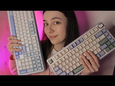ASMR распаковка и мурашечный обзор клавиатур EPOMAKER TH99 и AULA F75 ⌨️✨