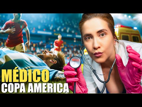 Asmr EXAMEN NEUROLÓGICO en la COPA AMERICA 2024 | ASMR Español | Asmr with Sasha