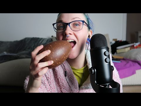 ASMR Ferrero Rocher Chocolate Easter Egg | Eating Sounds