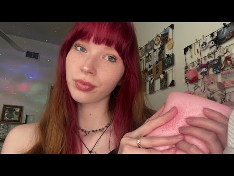 Super Tingly Fast ASMR ☆ Sticky Finger Tip Tapping, Lots of Whisper Rambles 𓂃۶ৎ
