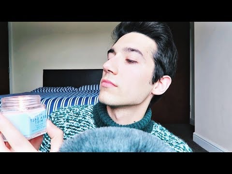 ASMR Whisper Ramble & Candle Tapping