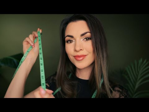 [ASMR] Measuring Your Face VERY Precisely ♡ Close Up Personal Attention