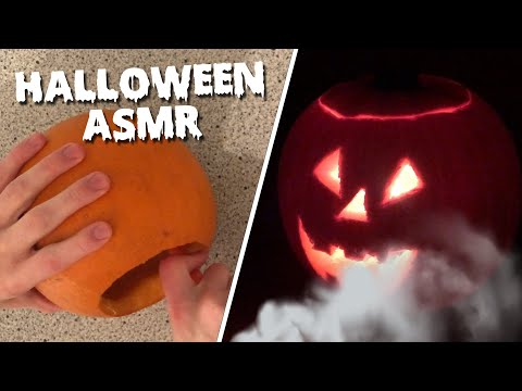 [ASMR] Pumpkin Carving 🎃