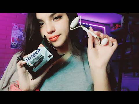 ASMR RUTINA DE SKINCARE 😴🌠