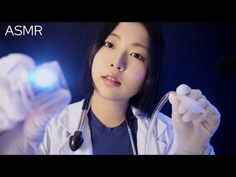 고막까지 닿는 미세 압력 호스로 청각검사 ASMR