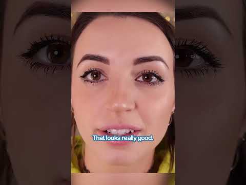 ASMR -Meticulously Plucking your Brows #shorts