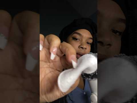 cleaning your face 🧼 #asmr #shortscreator #sleep #shorts #cleaning #wipe #subscribe