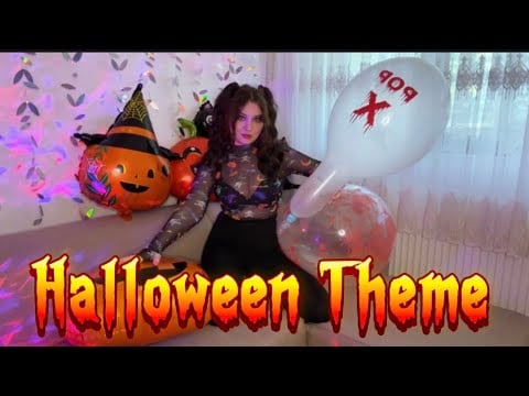 ASMR | Popping Balloons For Halloween 🎃👻💀